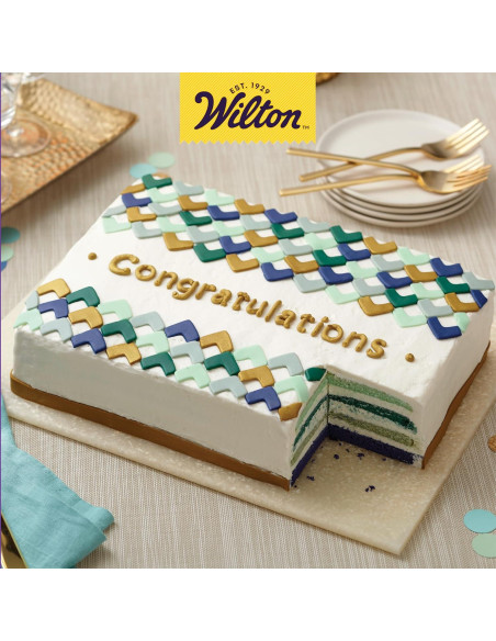 Set de 2 Moldes Rectangulares Antiadhesivos Wilton 23x33 cm