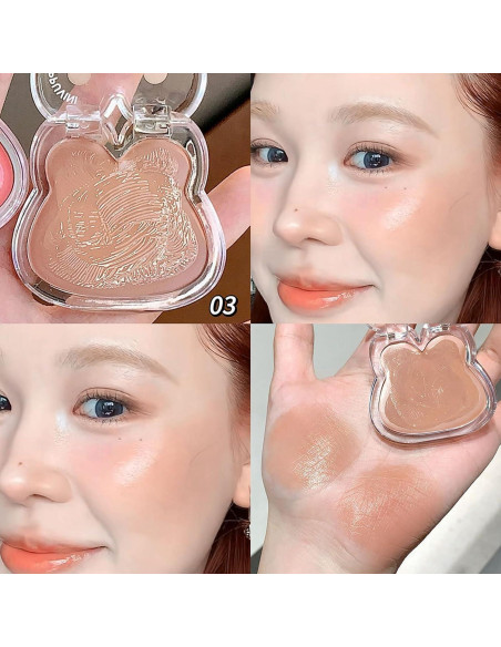 Rubor Hidratante en Crema Domality 3PCS Conejito Bonito