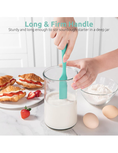 Espátula de Silicona U-Taste 25.4cm Resistente al Calor Aqua Sky