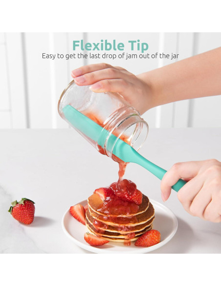 Espátula de Silicona U-Taste 25.4cm Resistente al Calor Aqua Sky