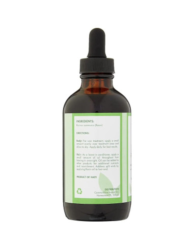 Aceite de Ricino Negro Haitiano Orgánico 118 ml - Crecimiento Cabello