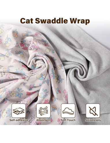 Envoltura Autoadhesiva para Gatos GCJUYA 70x70 cm Anti-Rasguños