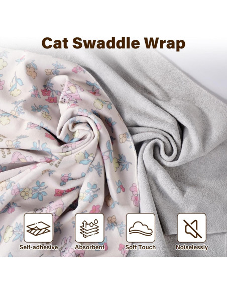 Envoltura Autoadhesiva para Gatos GCJUYA 70x70 cm Anti-Rasguños