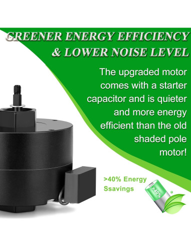 Motor y Rueda de Soplador Nutone 23405Ser 3.3" (8.38 cm) 5 Años