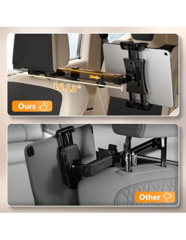 Soporte para iPad PEMOTech 4.7-12.9" Ajustable Coche