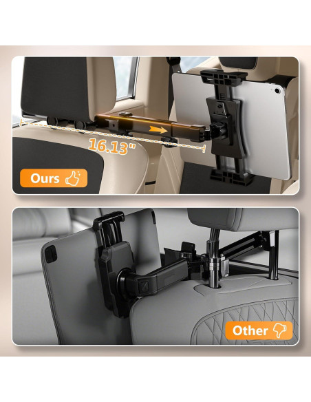 Soporte para iPad PEMOTech 4.7-12.9" Ajustable Coche