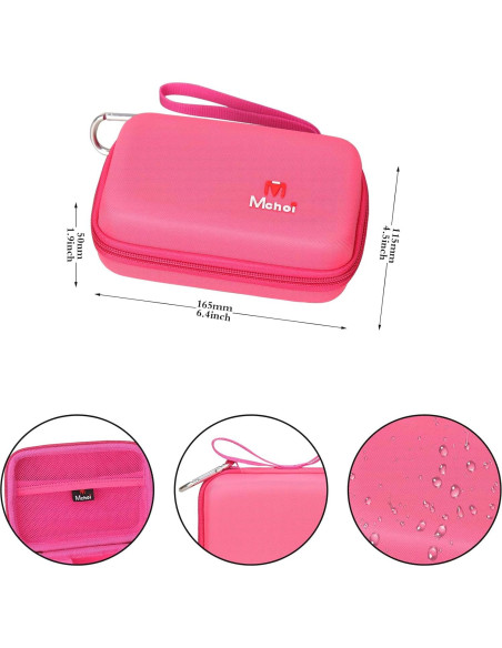 Funda Dura Mchoi Rosa para Kodak Smile+ y Smile Plus