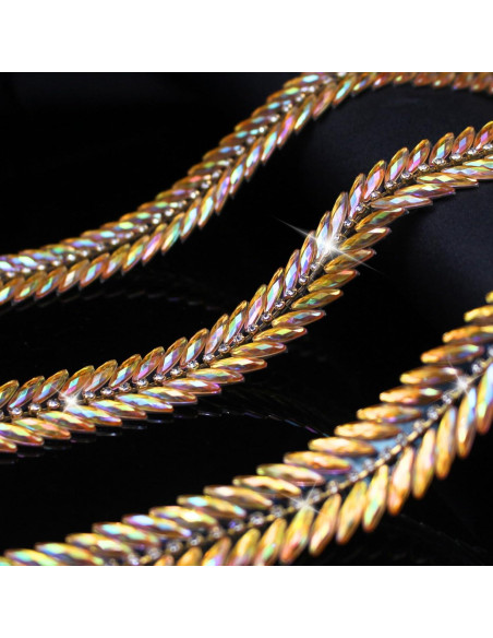 Cinta de Rincones Autoadhesiva Pearly Jun 91.44 cm Oro