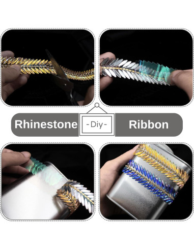 Cinta de Rincones Autoadhesiva Pearly Jun 91.44 cm Oro