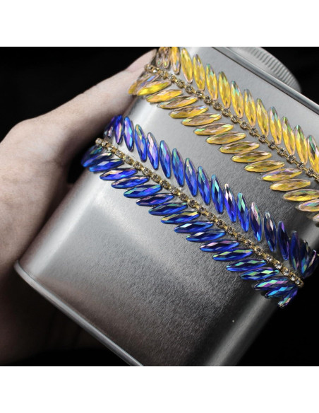 Cinta de Rincones Autoadhesiva Pearly Jun 91.44 cm Oro