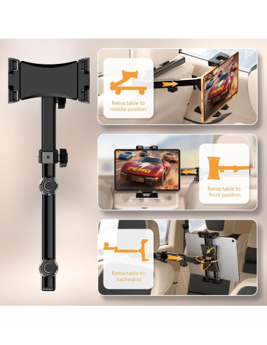 Soporte para iPad PEMOTech 4.7-12.9" Ajustable Coche