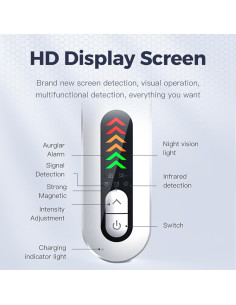 Detector de cámaras ocultas Oillgkori T01, portátil, 5 modos 2