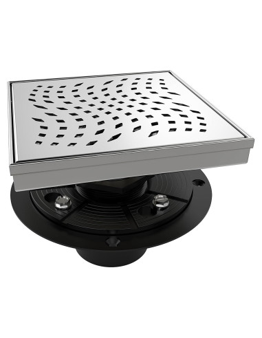 Drenaje de Ducha Cuadrado WEBANG 15.24 cm Acero Inoxidable