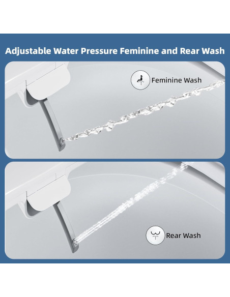 Asiento de Inodoro Bidet Clirass Alargado Blanco con Cierre Suave