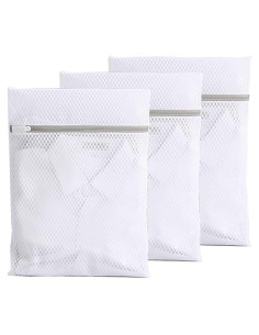 3 Bolsas de Lavandería PapaPick 30x40 cm Malla Duraderas