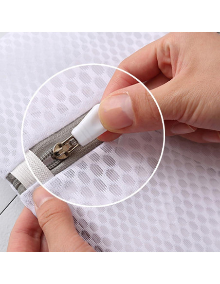 3 Bolsas de Lavandería PapaPick 30x40 cm Malla Duraderas