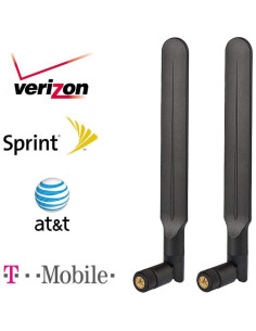 Antena Externa 4G LTE Bingfu SMA Masculino 3dBi - Paquete de 2 2