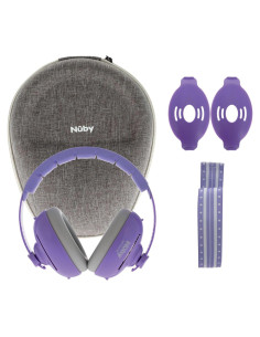 Auriculares Canceladores de Ruido Nuby 2-en-1 para Bebés - Púrpura