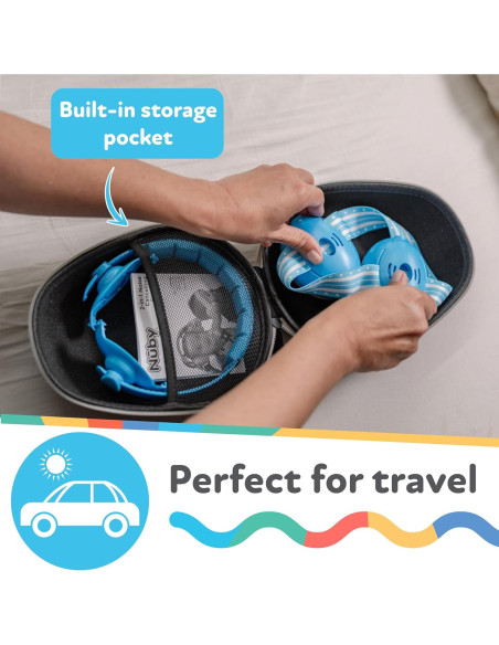 Auriculares Canceladores de Ruido Nuby 2-en-1 para Bebés - Púrpura