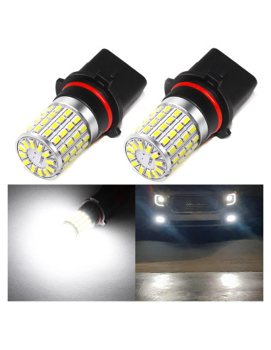 Luces de Niebla LED PHINLION PSX26W 2000 Lúmenes 6000K
