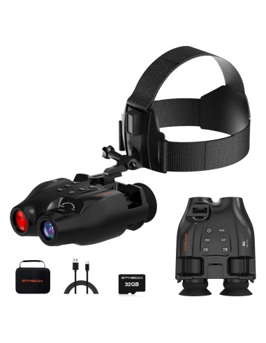 Gafas de Visión Nocturna GTMEDIA N4, Binoculares Infrarrojos 300m