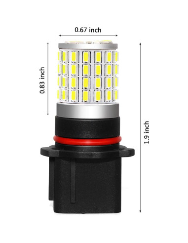 Luces de Niebla LED PHINLION PSX26W 2000 Lúmenes 6000K