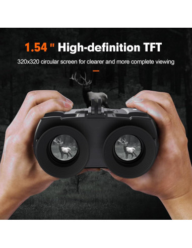 Gafas de Visión Nocturna GTMEDIA N4, Binoculares Infrarrojos 300m