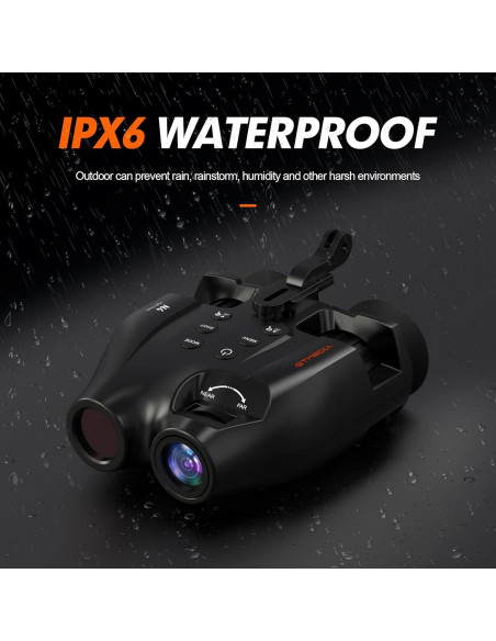 Gafas de Visión Nocturna GTMEDIA N4, Binoculares Infrarrojos 300m