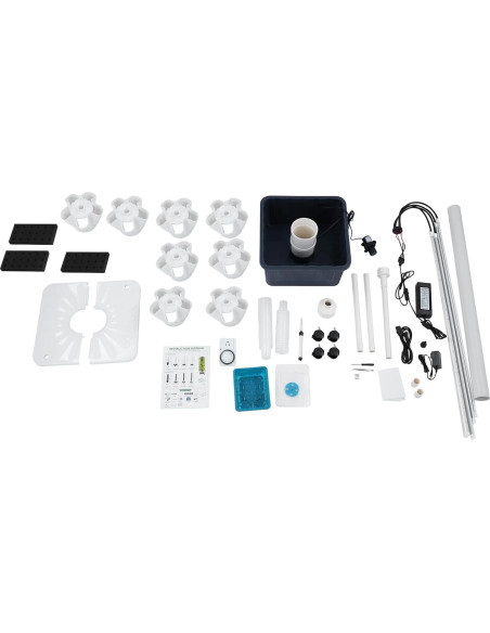 Sistema Hidropónico Inteligente BBinmine 40 Agujeros con LED