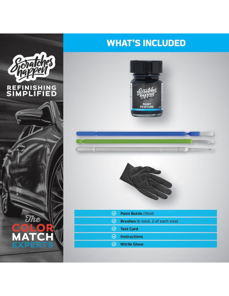 Kit de pintura de retoque ScratchesHappen G-553P para Honda