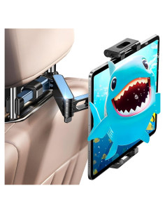 Soporte de Tablet para Coche LMADFLY Ajustable Negro