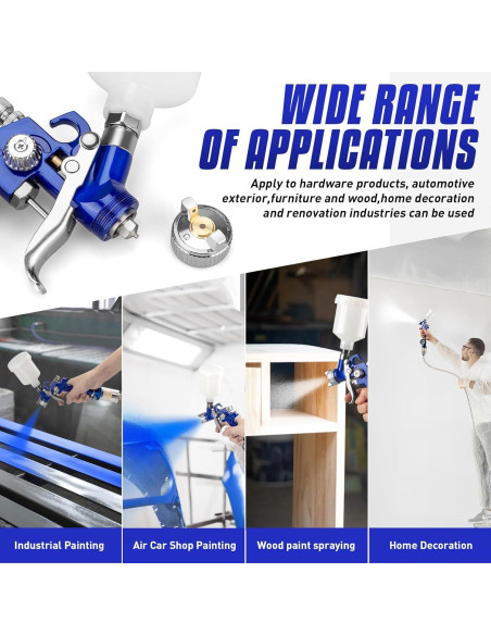 Pistola de Pulverización Chiyuvie CY-BL-2000 1mm 125CC