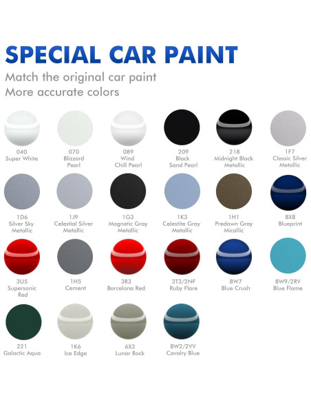 Pintura de Retoque XTryfun Aqua Galáctico 221 para Toyota