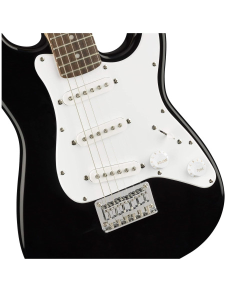 Guitarra eléctrica Squier Mini Strat 3/4 para niños - Negro
