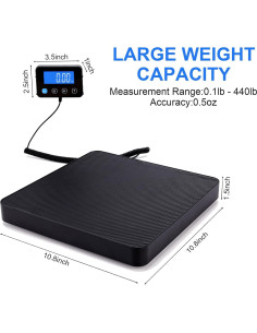 Báscula de Envío Digital Ionsno 200kg Alta Precisión con Tara 2