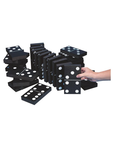 Dominó de Espuma Jumbo S&S Worldwide - 28 Piezas 17.8x10.2 cm