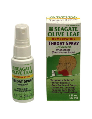 Spray de Garganta Homeopático Seagate Hoja de Olivo 28.35 g