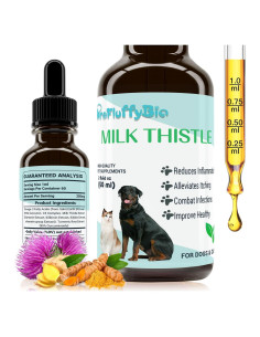 Cardo Mariano ProFluffyBio para Perros 56.7g - Soporte Hepático