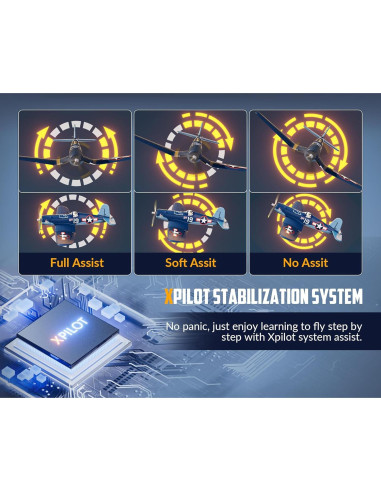 Avión RC VolantexRC F4U Corsair 4 Canales 50cm