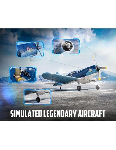 Avión RC VolantexRC F4U Corsair 4 Canales 50cm