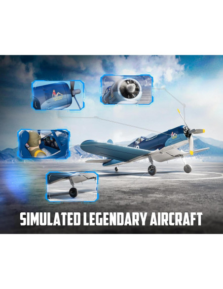 Avión RC VolantexRC F4U Corsair 4 Canales 50cm