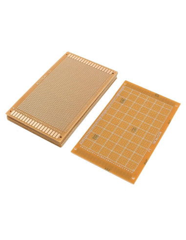 Placa PCB Universal uxcell 10 Pcs 9x15 cm FR-4 2.54mm