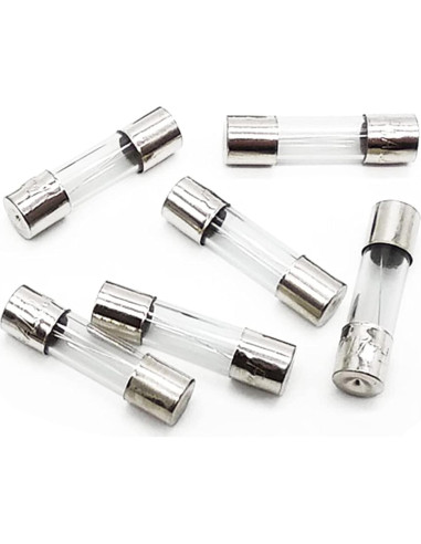 Kit de Fusibles de Vidrio 250 Piezas 5x20mm y 6x30mm Ted Lele