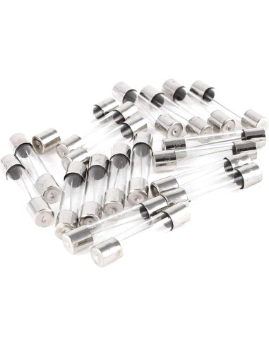 Kit de Fusibles de Vidrio 250 Piezas 5x20mm y 6x30mm Ted Lele