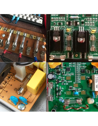 Kit de Fusibles de Vidrio 250 Piezas 5x20mm y 6x30mm Ted Lele