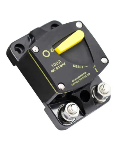 Interruptor de Circuito 100A BEISUOS 12V-48V DC a Prueba de Agua