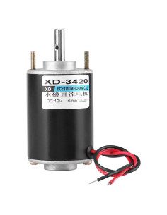 Motor Eléctrico DC 12V Acogedor XD-3420 30W 3500RPM