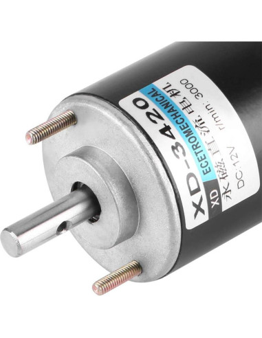 Motor Eléctrico DC 12V Acogedor XD-3420 30W 3500RPM
