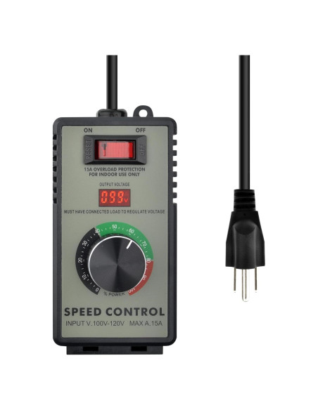 Controlador de Velocidad de Motor AC Mateell 15A Ajustable