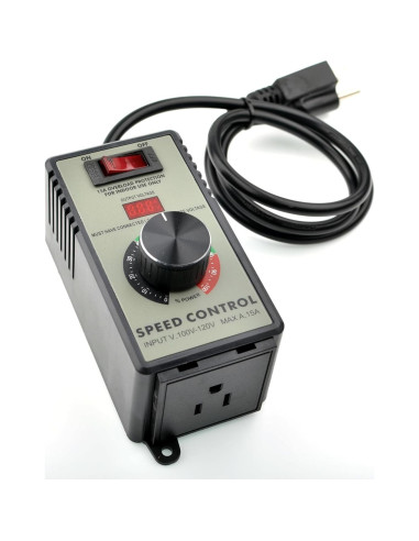 Controlador de Velocidad de Motor AC Mateell 15A Ajustable